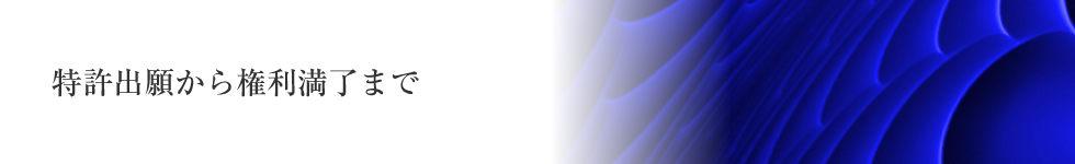 特許出願から権利満了まで